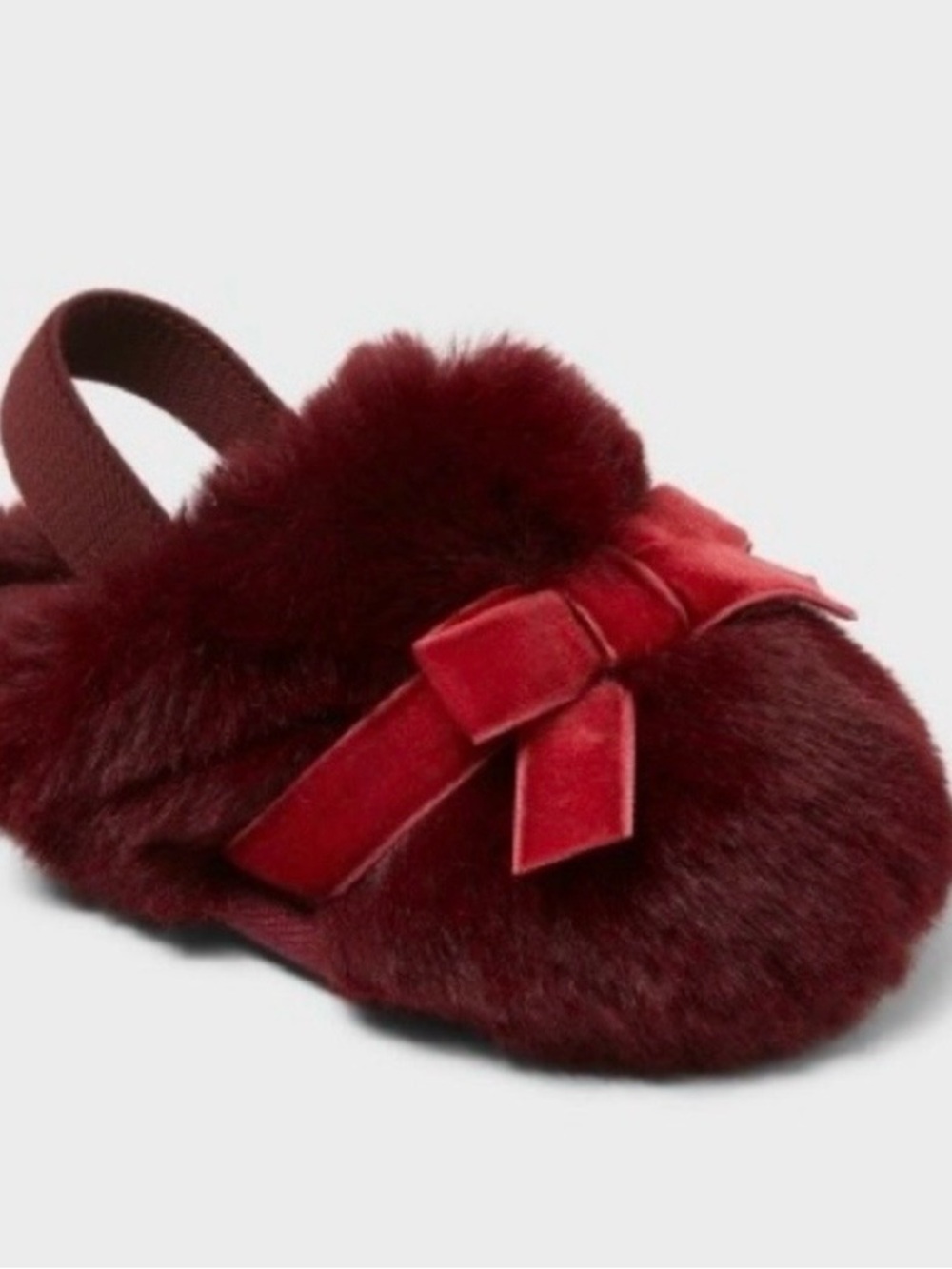 Toddler Adler Plush Scuff Slippers - Cat & Jack™ Red Size 7T-8T
new